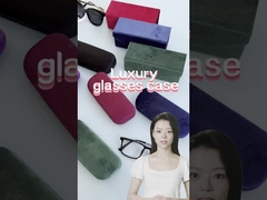 SF merk Velvet 5 kleur metalen ijzeren doos Paars rood groen blauw zwart optische bril doos